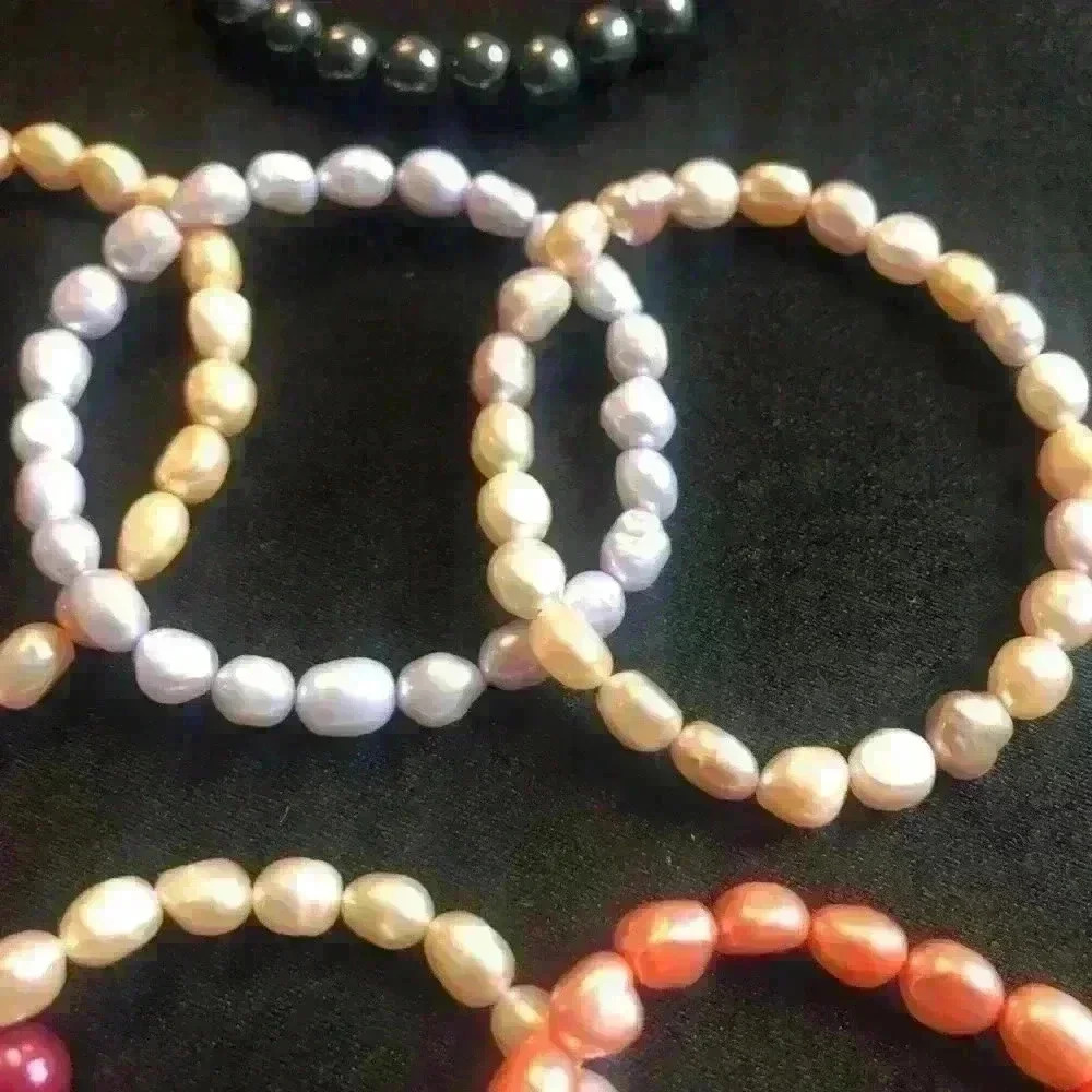7 pc Mixed bead bracelets - Picture 5 of 10